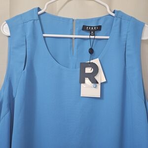 NWT- Rebels Malibu Blue Top